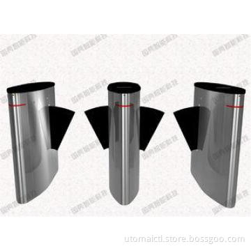 Automatic Turnstile High Security Systems Retractable Flap